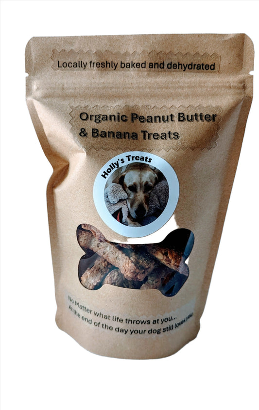 Organic Peanut Butter and Banana Cookies